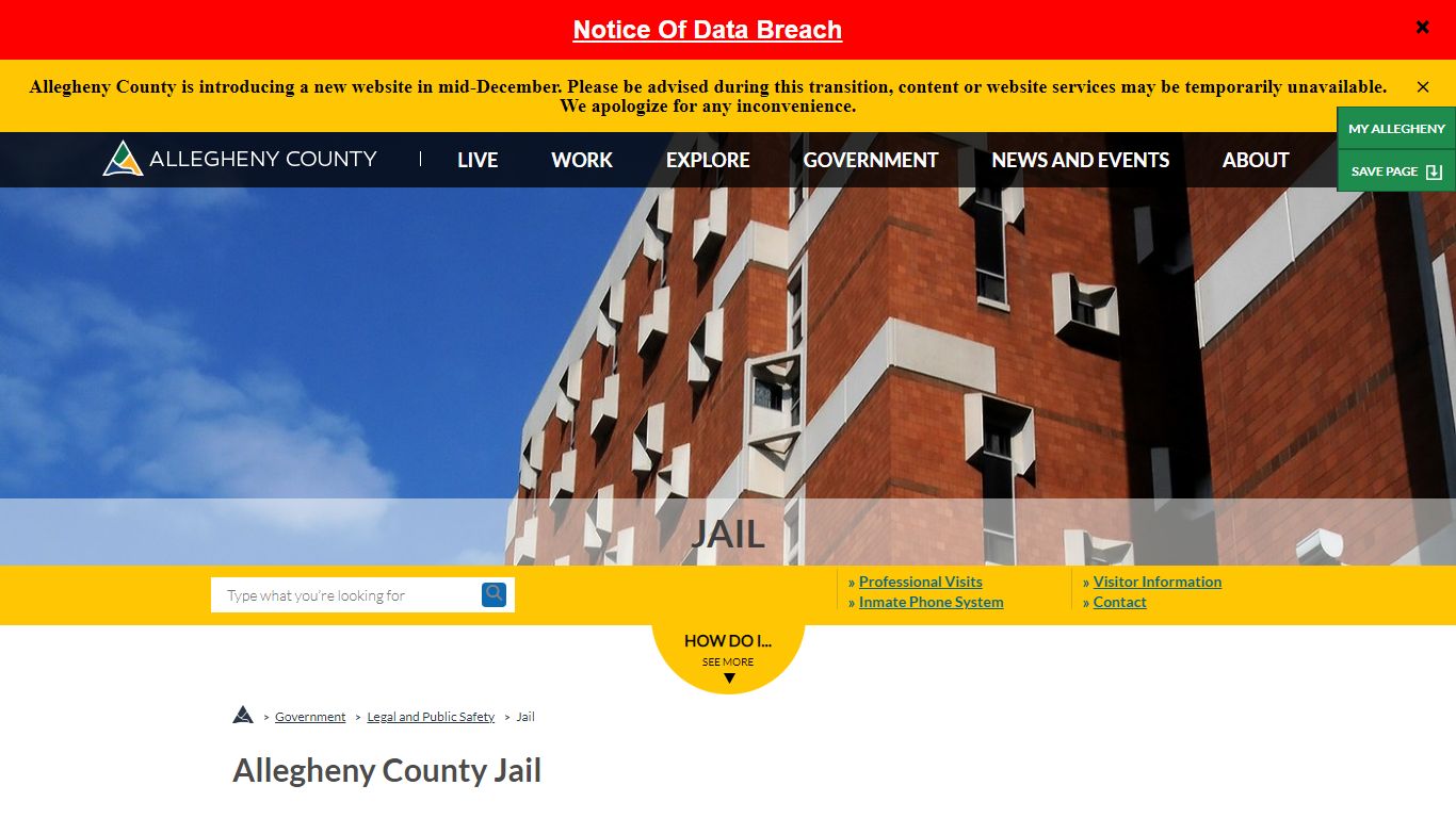 Allegheny County Jail